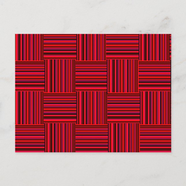 Weaved Stripes Postcard (Front)