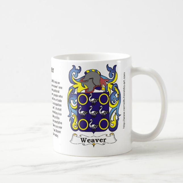 Weaver Family Coat of Arms Stein (Right)