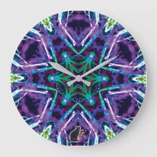 Weaver Kaleidoscope Large Clock