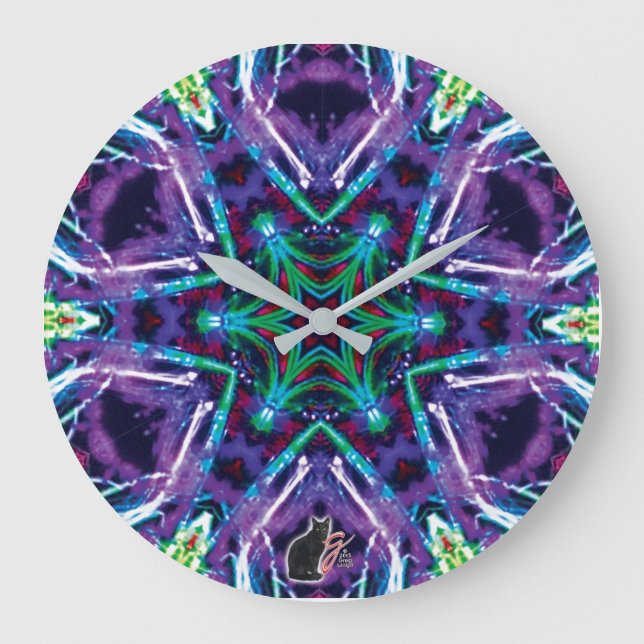 Weaver Kaleidoscope Large Clock (Front)