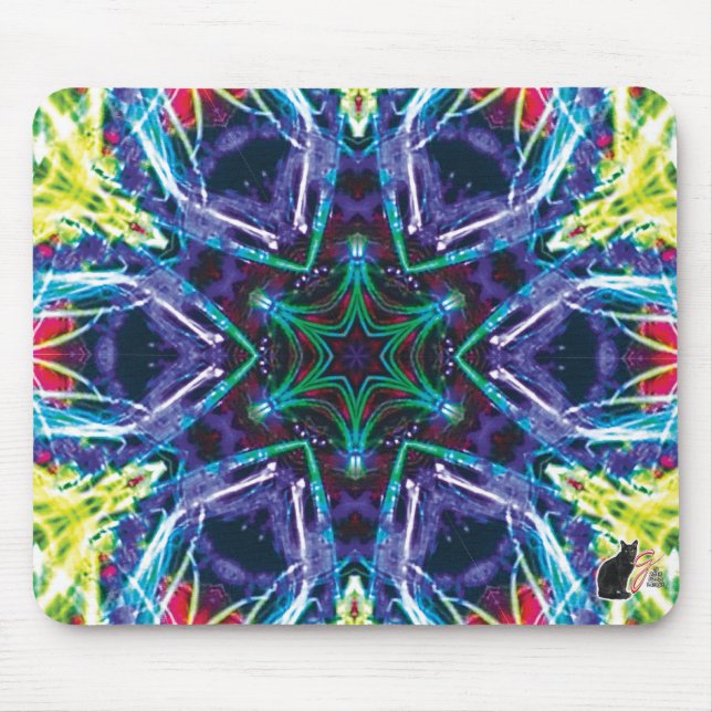 Weaver Kaleidoscope Mouse Pad (Front)