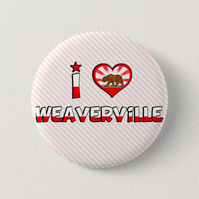 Weaverville, CA 6 Cm Round Badge (Front)