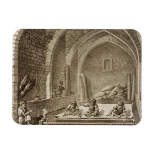 Weaving a Rug, from Volume II Arts and Trades of ' Magnet