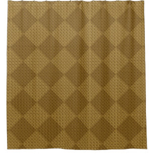 WEAVING ART VINTAGE WOVEN STYLE  SHOWER CURTAIN