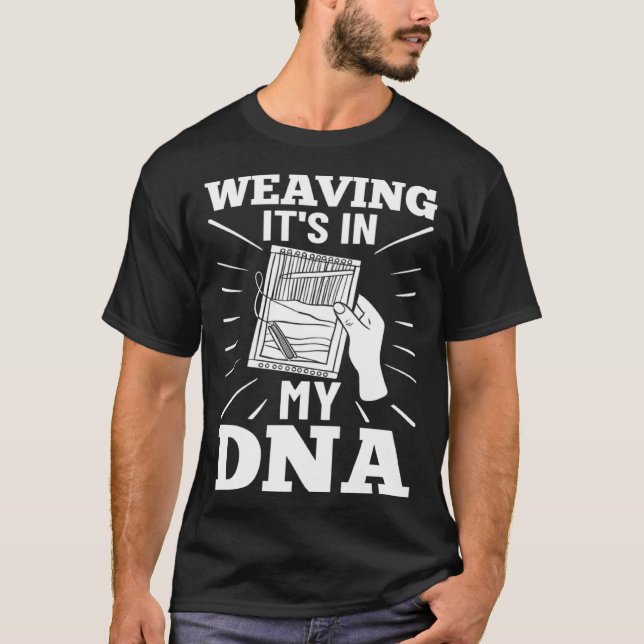 Weaving Beginner Hand Weaver Loom Basket  4 T-Shirt (Front)