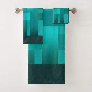 Weaving, ribbons , satin bath towel set