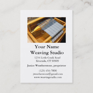 Weaving Studio Business Cards