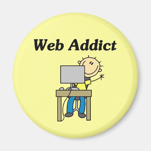 Web Addict Magnet (Front)