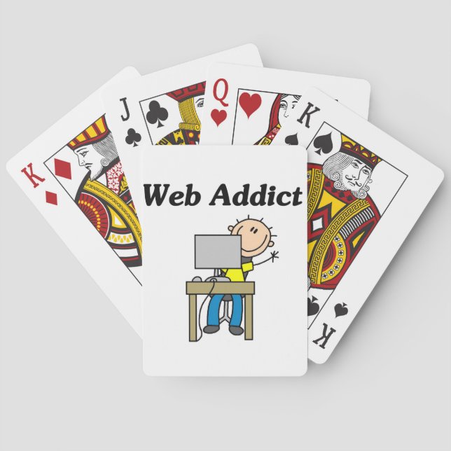 Web Addict Playing Cards (Back)