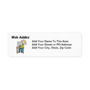 Web Addict Return Address Label
