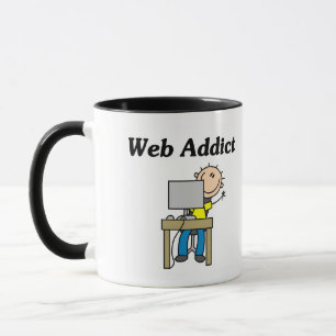 Web Addict Tshirts and Gifts Mug