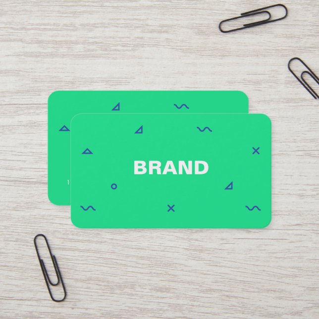 Web / App / Game developer business card (Front/Back In Situ)