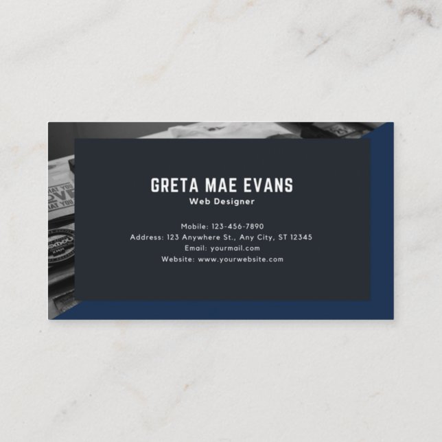 Web Design Business Card (Back)