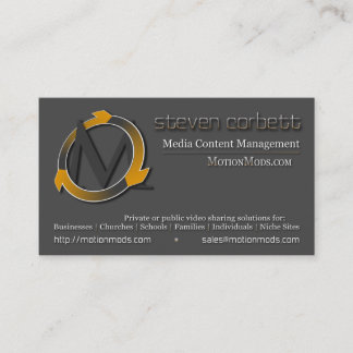 Web Design Business Card - MotionMods.com