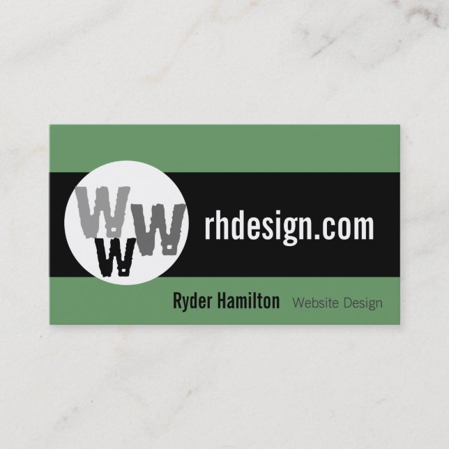 Web Design Business Cards (Front)