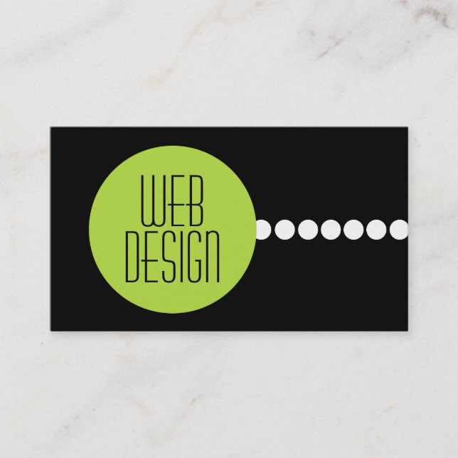 Web Design Business Cards (Front)