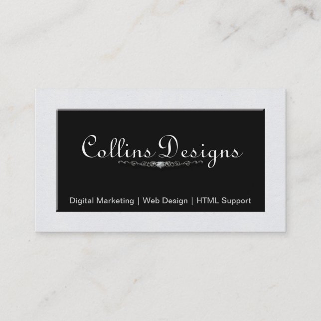 Web Designer Business Card (Front)