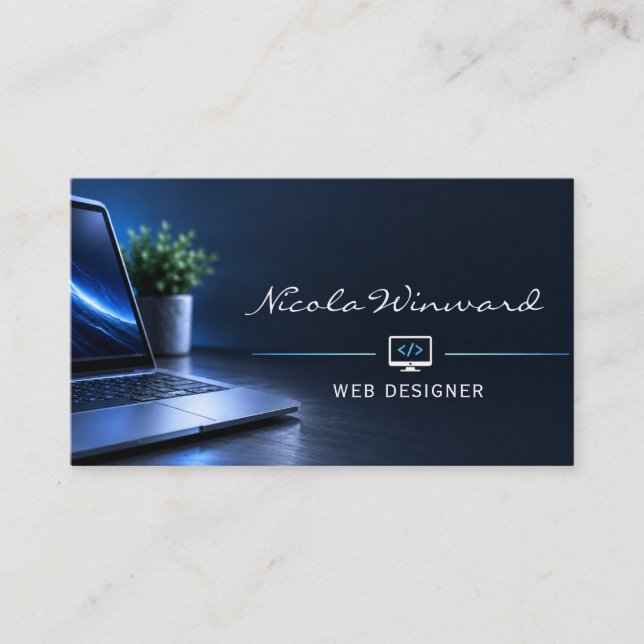Web Designer Business Card (Front)