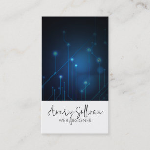 Web Designer Electronic Circuits  Business Card