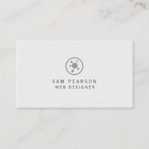 Web Designer Network Points Icon Internet Business Card