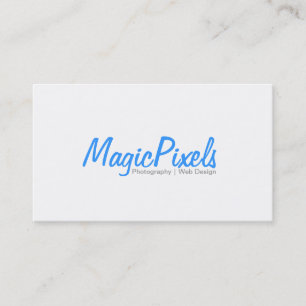 Web Designer Photographer Business Card