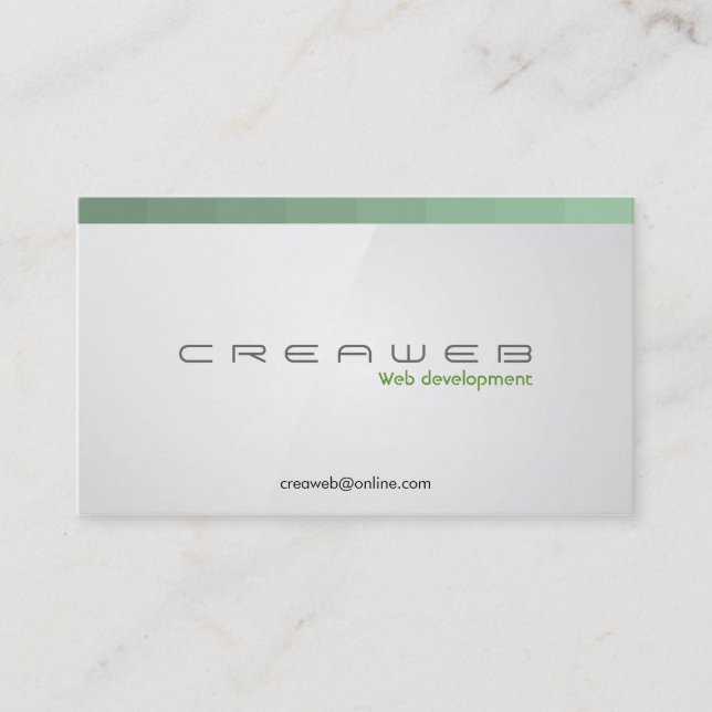 Web Developer - Business Cards (Front)