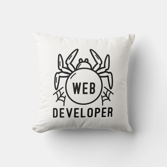 Web Developer Cushion (Front)