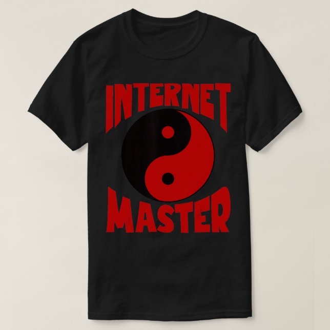 Web Developer  Internet Master Ninja Gift Ideas  T-Shirt (Design Front)