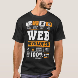 Web Developer IT Guy Computer Website Development  T-Shirt