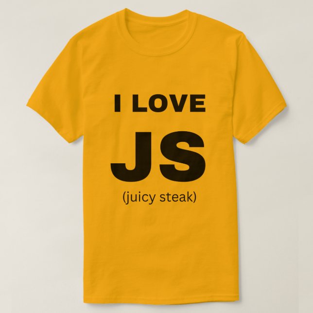 web developer JavaScript funny programming    T-Shirt (Design Front)