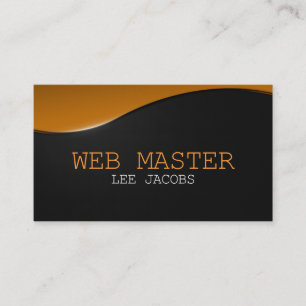Web Developer Master Designer Computer Tech Business Card
