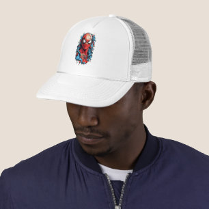Web Hero Burst – Comic Style Trucker Hat