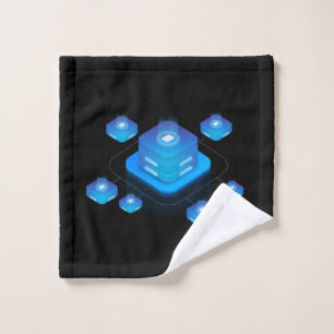 Web Hosting Design Wash Cloth