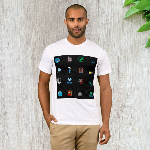Web Icons Mens T-Shirt