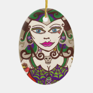 "Web Mistress" Ceramic Tree Decoration
