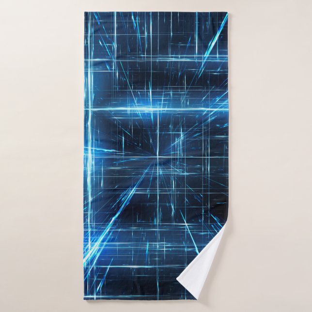 Web network light points of light bath towel (Bath Towel)