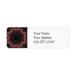 Web of Colour Kaleidoscope Address Label Return Address Label