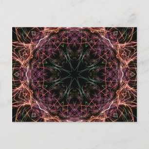 Web of Colour Kaleidoscope Postcard