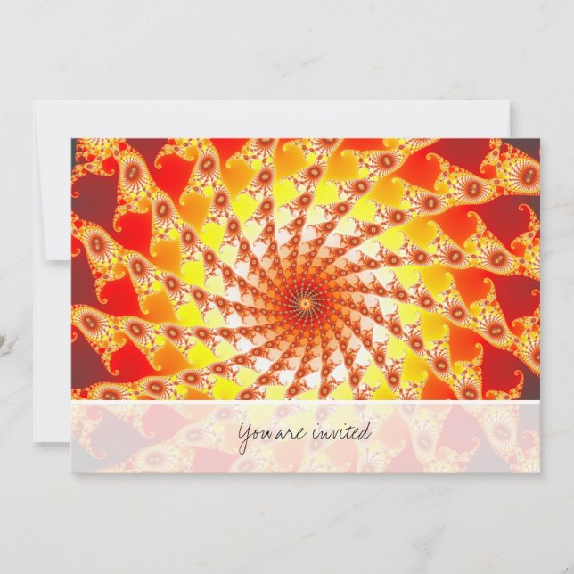 Web Of Fire Invitation (Front)