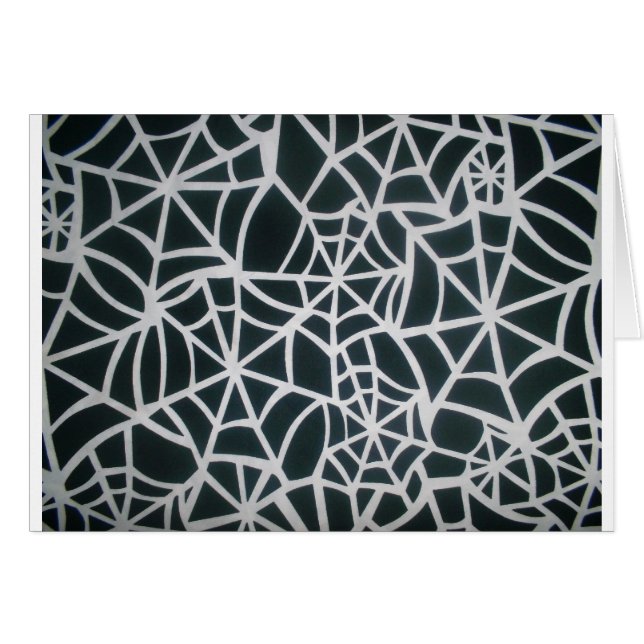 Web of Mystery: Delicate Trap - White Spider Web (Front Horizontal)