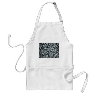 Web of Mystery: Delicate Trap - White Spider Web Standard Apron