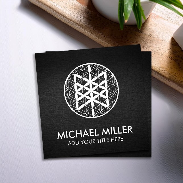 Web of Wyrd in flower of life Business Card (Creator Uploaded)