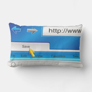 Web Page Browser pillow