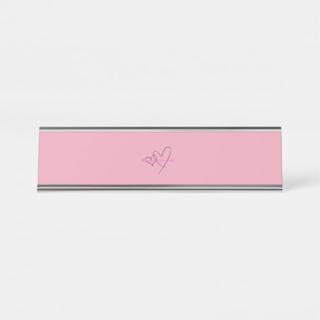 Web Within – Art of Hidden Strength Desk Name Plate (Front)