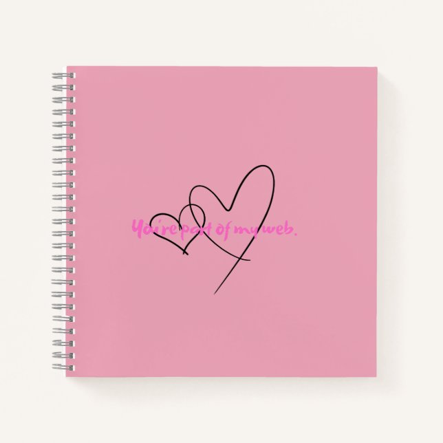 Web Within – Art of Hidden Strength Notebook (Front)