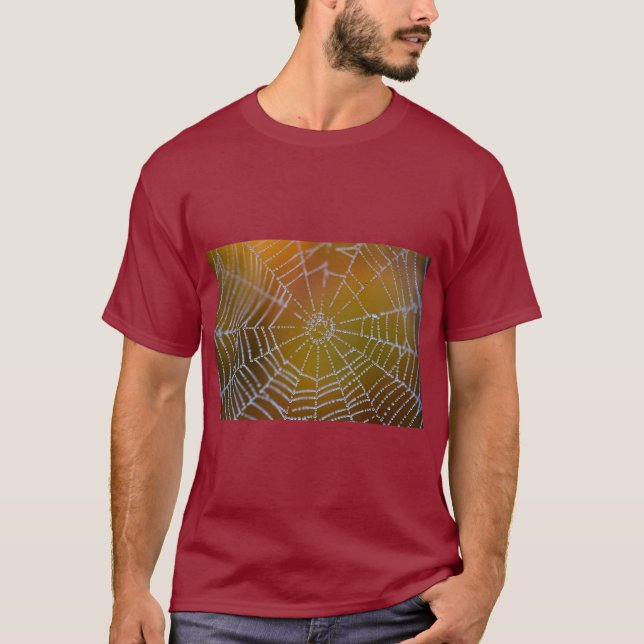 Web Wonders – Modern Digital Web Print T-Shirt (Front)