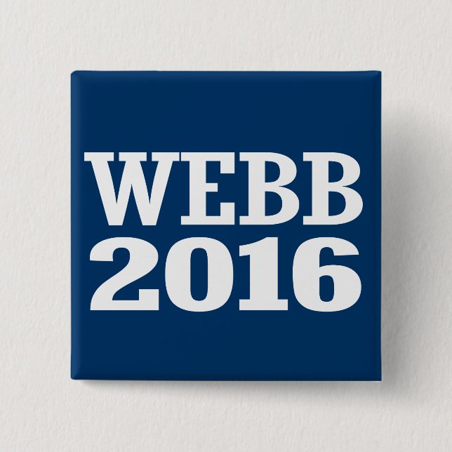 WEBB 2016 15 CM SQUARE BADGE (Front)