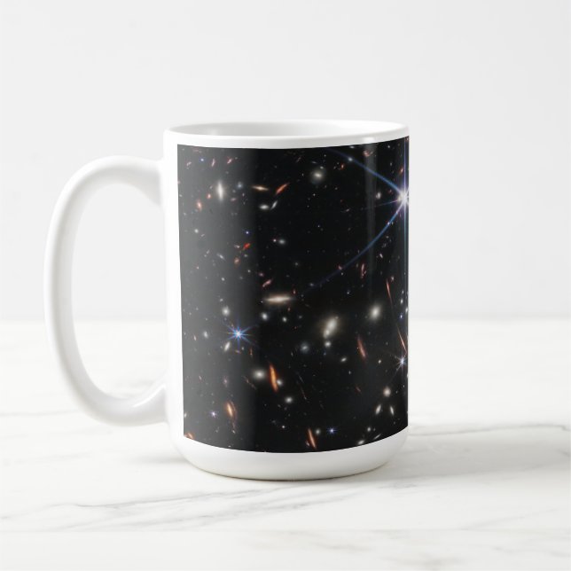 "Webb’s First Deep Field" - James Webb Telescope Coffee Mug (Left)