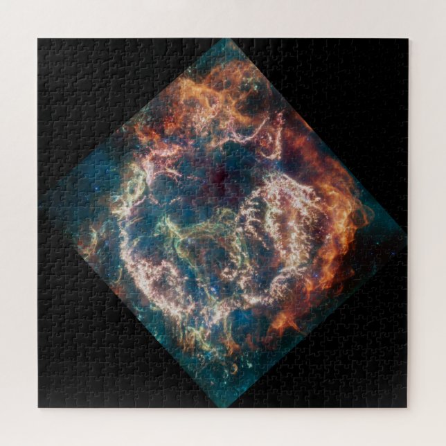 WEBB SPACE TELESCOPE Cassiopeia A MIRI Image Jigsaw Puzzle (Horizontal)