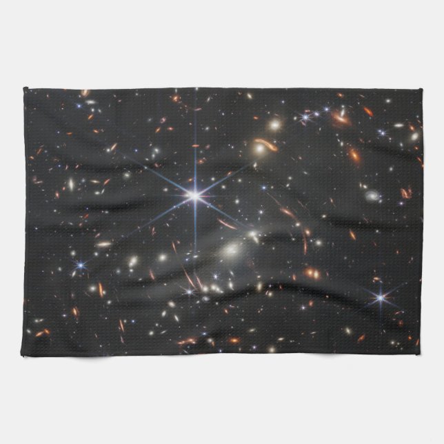 Webb Space Telescope science nasa universe star as Tea Towel (Horizontal)